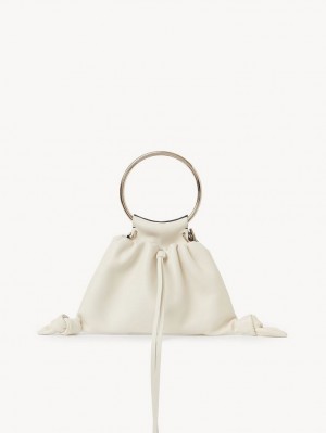 Chloe Arlène Clutches White - Black 1 | CHE-SR13748