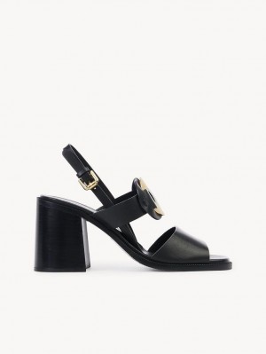 Chloe Chany High-heel Sandals Black | CHE-SR14834