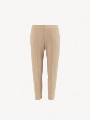 Chloe Cropped Pants SOFT TAN | CHE-SR14000