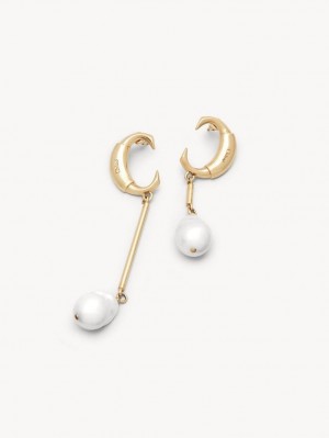 Chloe Darcey Baroque Earrings Pearl | CHE-SR14402