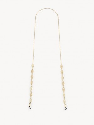 Chloe Darcey Lace Eyew Chain Earrings GOLD COLOR | CHE-SR14433