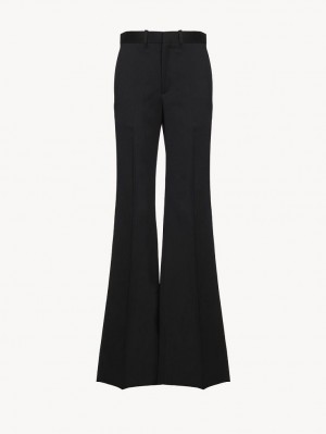 Chloe Flared Pants Black | CHE-SR13973