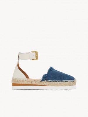 Chloe Glyn Espadrille Sandals PETROL | CHE-SR14819