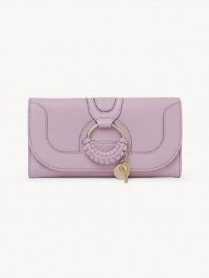 Chloe Hana Long Wallets LAVENDER MIST | CHE-SR14922