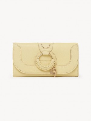 Chloe Hana Long Wallets PURE YELLOW | CHE-SR14919