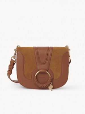 Chloe Hana Shoulder Bags Caramel | CHE-SR14684