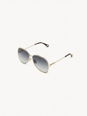 Chloe Honoré Sunglasses GOLD/GRADIENT GREY | CHE-SR14566