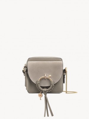 Chloe Joan Camera Shoulder Bags Motty Grey | CHE-SR14629