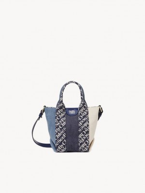 Chloe Laetizia Tote Mini Bags Royal Navy | CHE-SR14766