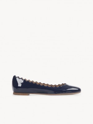 Chloe Lauren Ballet Flat Navy | CHE-SR14257