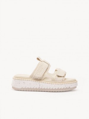 Chloe Lilli Sporty Mule White | CHE-SR14160