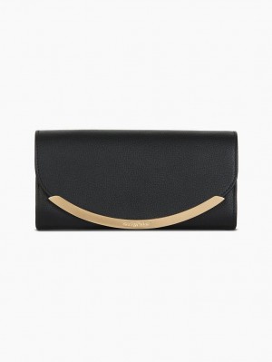 Chloe Lizzie Long Wallets Black | CHE-SR14921