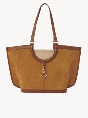 Chloe Mara Tote Bags CARAMELLO | CHE-SR14704