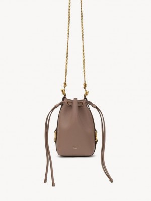 Chloe Marcie Bucket Mini Bags WOODROSE | CHE-SR13716