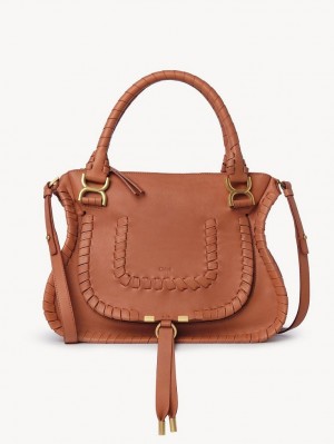 Chloe Marcie Double Carry Crossbody Bags HENNA ORANGE | CHE-SR13480