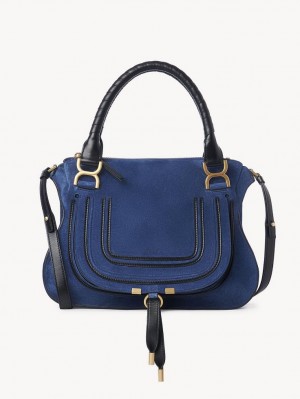 Chloe Marcie Double Carry Crossbody Bags DEEP DENIM | CHE-SR13504