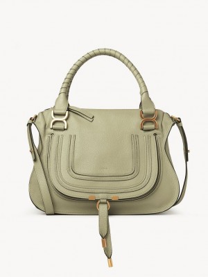 Chloe Marcie Double Carry Crossbody Bags FADED GREEN | CHE-SR13538