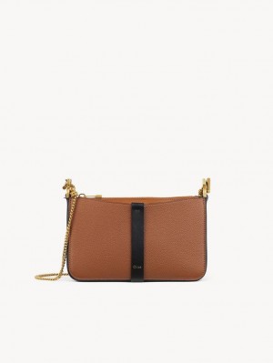 Chloe Marcie On Chain Clutches Tan | CHE-SR13743