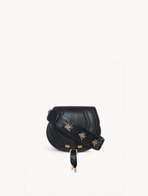 Chloe Marcie Small Crossbody Bags Black | CHE-SR13498