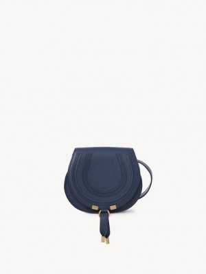 Chloe Marcie Small Crossbody Bags Navy | CHE-SR13571