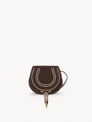 Chloe Marcie Small Crossbody Bags PURE BROWN | CHE-SR13510