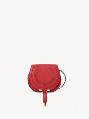 Chloe Marcie Small Crossbody Bags Red Flame | CHE-SR13488