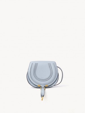 Chloe Marcie Small Crossbody Bags Shady Blue | CHE-SR13540