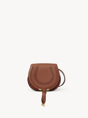 Chloe Marcie Small Crossbody Bags Tan | CHE-SR13552