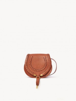 Chloe Marcie Small Saddle Mini Bags HENNA ORANGE | CHE-SR13665