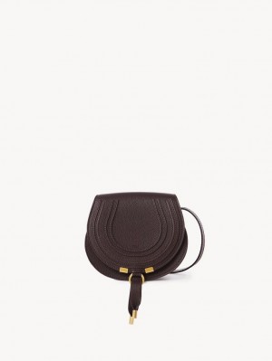 Chloe Marcie Small Saddle Shoulder Bags DEEP VIOLINE | CHE-SR13412