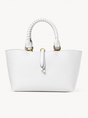 Chloe Marcie Small Tote Bags White | CHE-SR13302