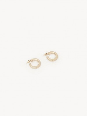 Chloe Maura Hoops Earrings GOLD COLOR | CHE-SR14359