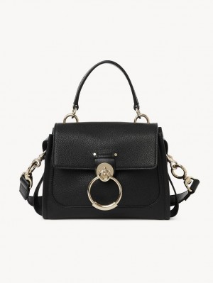 Chloe Mini Tess Day Crossbody Bags Black | CHE-SR13501