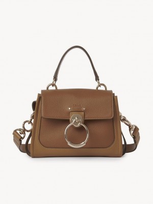 Chloe Mini Tess Day Crossbody Bags POTTERY BROWN | CHE-SR13599