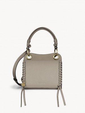 Chloe Mini Tilda Shoulder Bags Motty Grey | CHE-SR14636