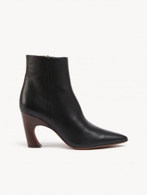 Chloe Oli Ankle Boots Black | CHE-SR14223