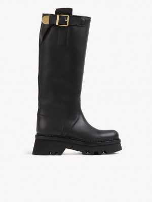 Chloe Owena High Boots Black | CHE-SR14238