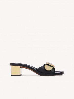 Chloe Rebecca High-heel Mule Black | CHE-SR14139