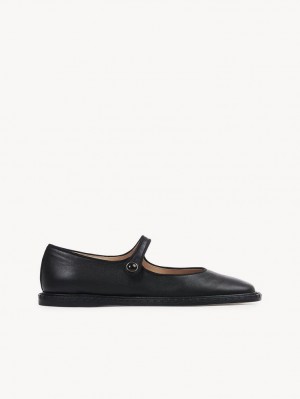 Chloe Rubie Ballet Flat Black | CHE-SR14260