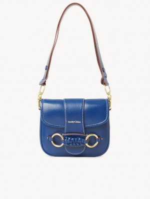 Chloe Saddie Satchel Shoulder Bags ETERNITY BLUE | CHE-SR14587