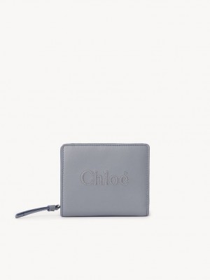 Chloe Sense Compact Wallets STORM BLUE | CHE-SR14285