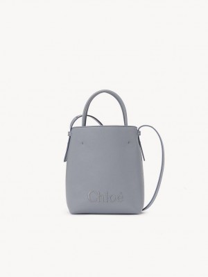 Chloe Sense Tote Mini Bags STORM BLUE | CHE-SR13733