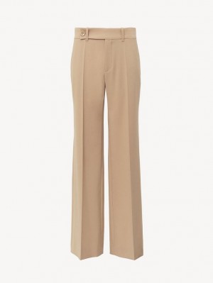 Chloe Signature Straight Pants SOFT TAN | CHE-SR13998