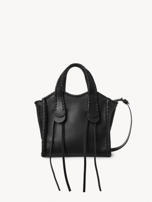 Chloe Small Mony Crossbody Bags Black | CHE-SR13603