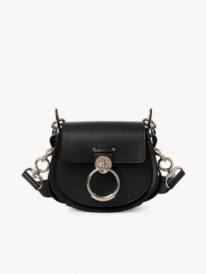 Chloe Small Tess Crossbody Bags Black | CHE-SR13545