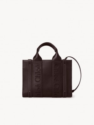 Chloe Small Woody Tote Bags DEEP VIOLINE | CHE-SR13375