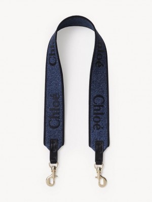 Chloe Strap Straps Denim | CHE-SR13766