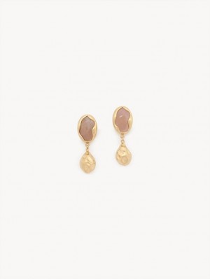 Chloe Sybil Earrings Bright Gold | CHE-SR14459