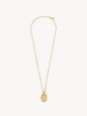 Chloe Sybil Necklaces Bright Gold | CHE-SR14452