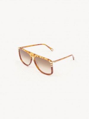 Chloe West Sunglasses HAVANA PATCHWORK | CHE-SR14564